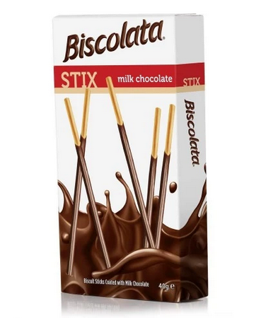 Şölen Biscolata Stix Milk Chocolate Coated Stick Biscuit